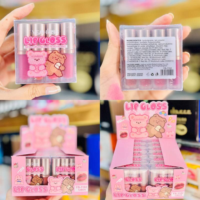 پک 4 تایی رژ مایع یاکیس