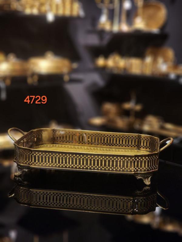 سینی  مستطیل لبه توری 4729