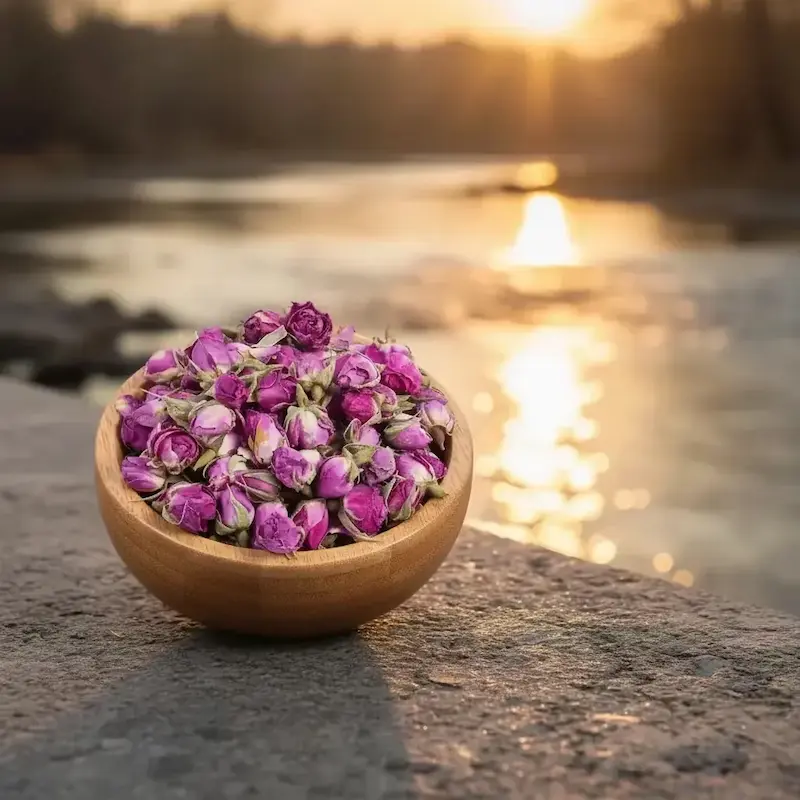 گل محمدی در طبیعت