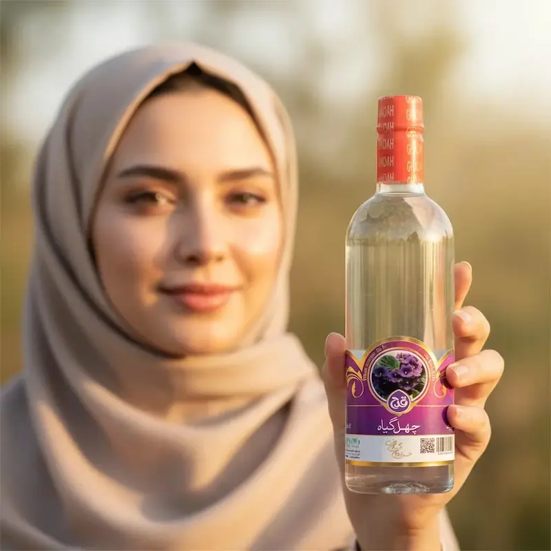 عرق چهل گیاه قدح