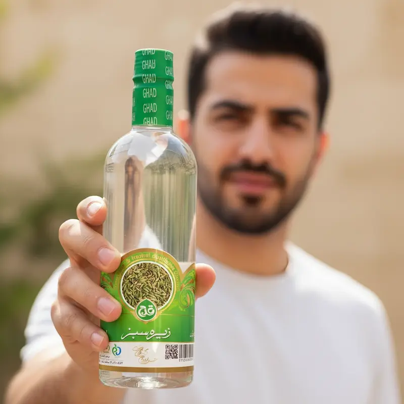 عرق زیره سبز قدح
