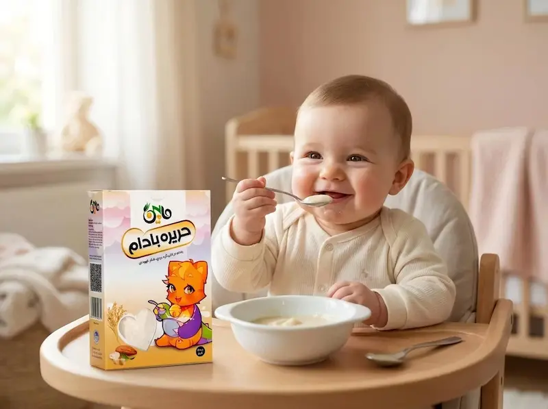 حریره بادام برای کودکان
