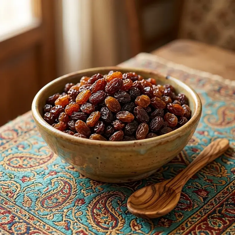 کشمش آفتابی بدون روغن