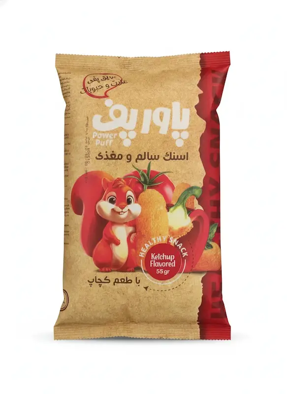 سویق پفک پاورپف با طعم کچاپ - ۵۵ گرم