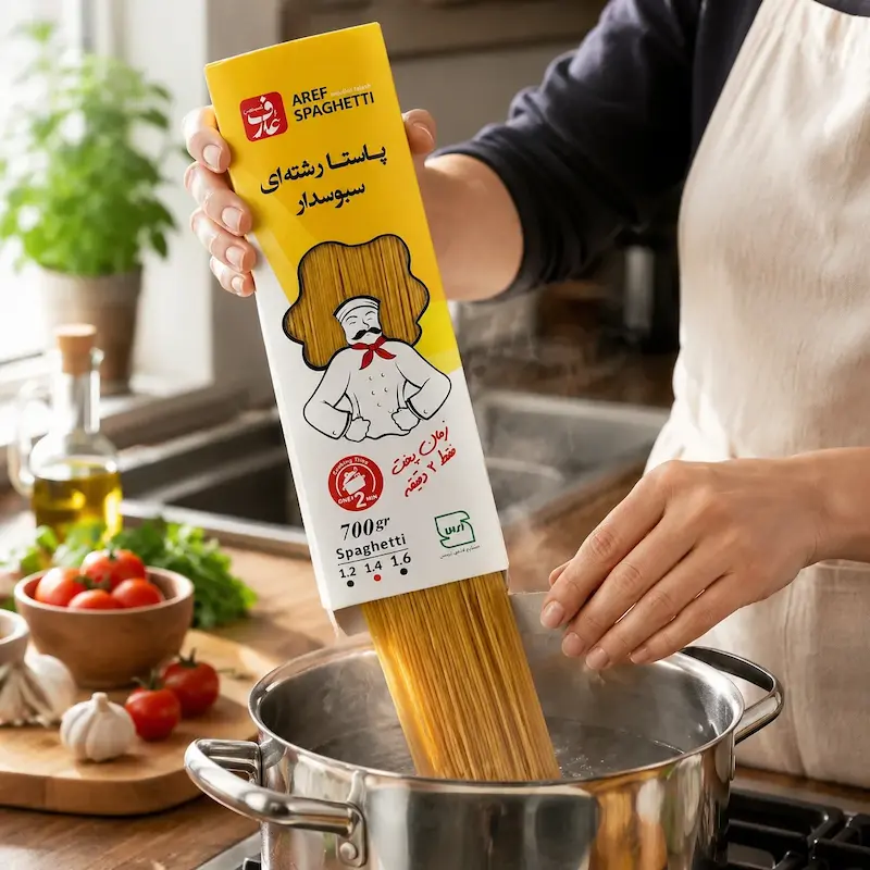 ماکارانی سبوس دار عارف - ۶۰۰ گرم