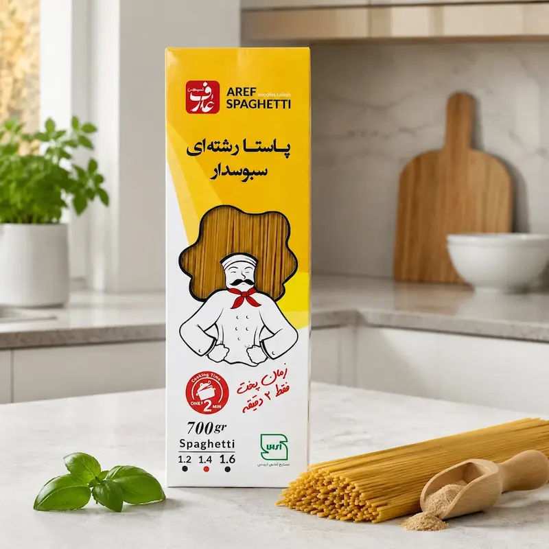 ماکارانی سبوس دار عارف - ۶۰۰ گرم