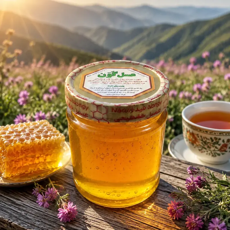 عسل گون ویژه نیم کیلو