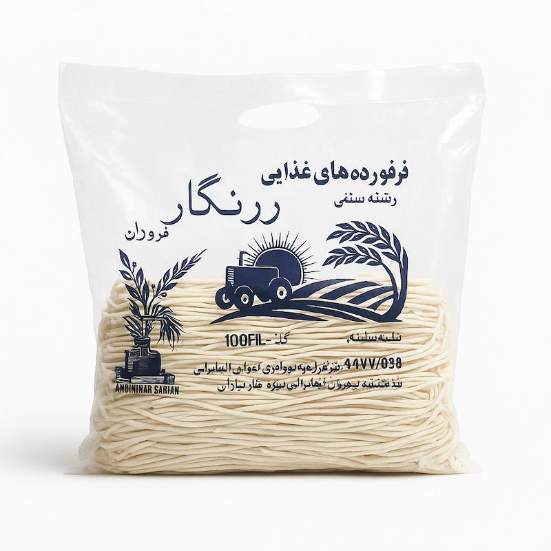 رشته آش سنتی با آرد گندم