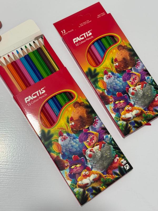 مدادرنگی 12 رنگ فکتیس