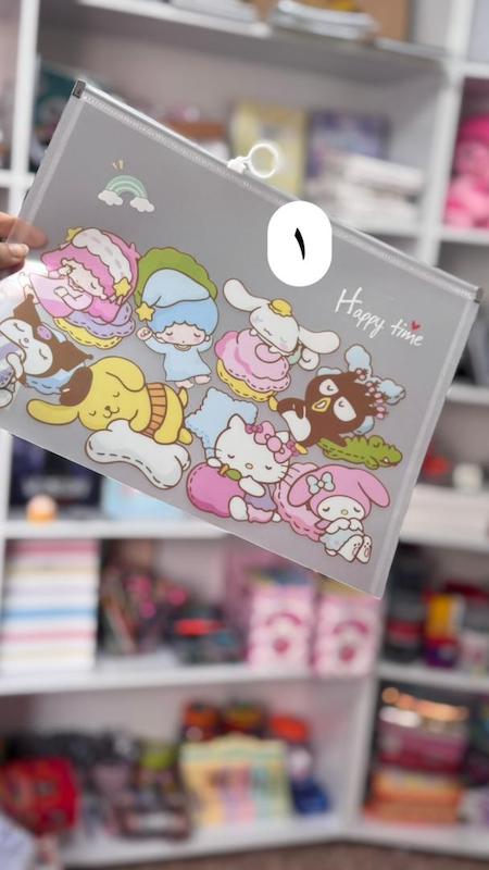 پوشه زیپ دار سانریو