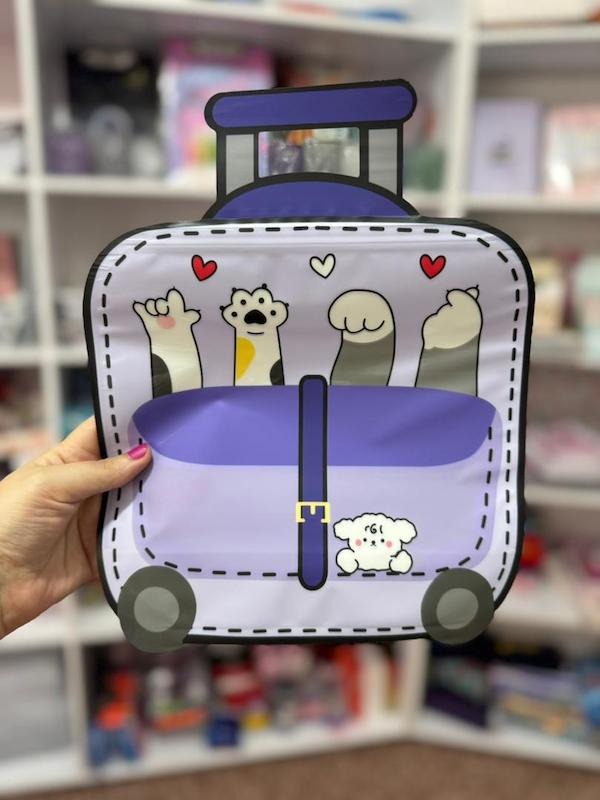 زیپ کیپ چمدونی گربه