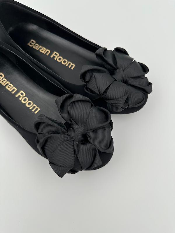 کفش پاپیون ساتن (پنج رنگ)