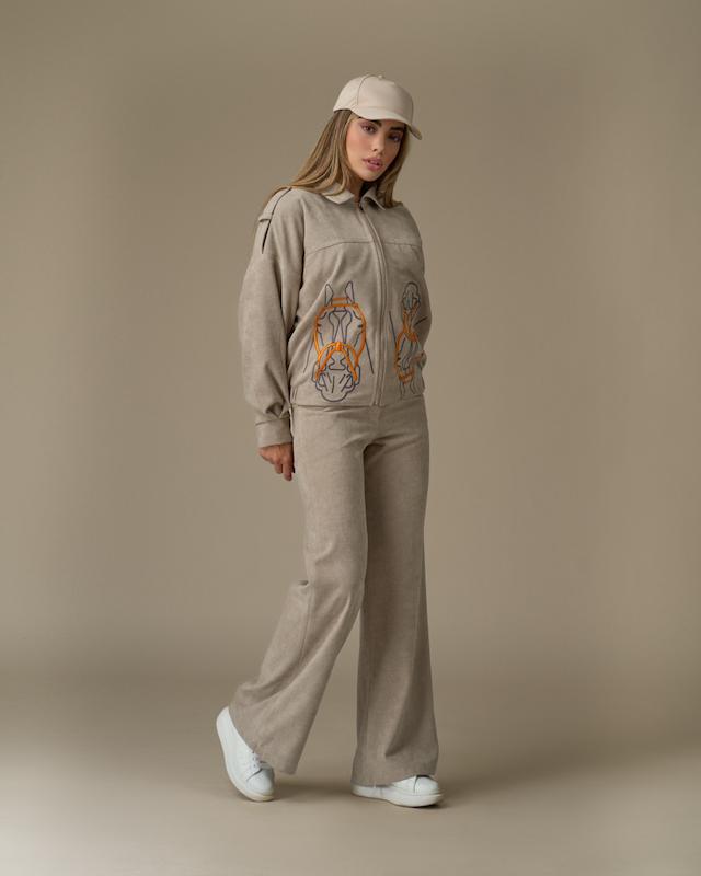 بامبر جکت گلدوزی horse