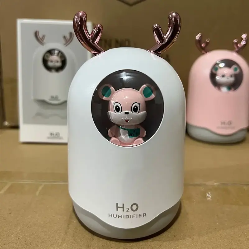 دستگاه بخور سرد فانتزی طرح شاخ گوزن (برند Humidifier) | آرامش‌بخش، آبرسان پوست و زیباکننده دکور