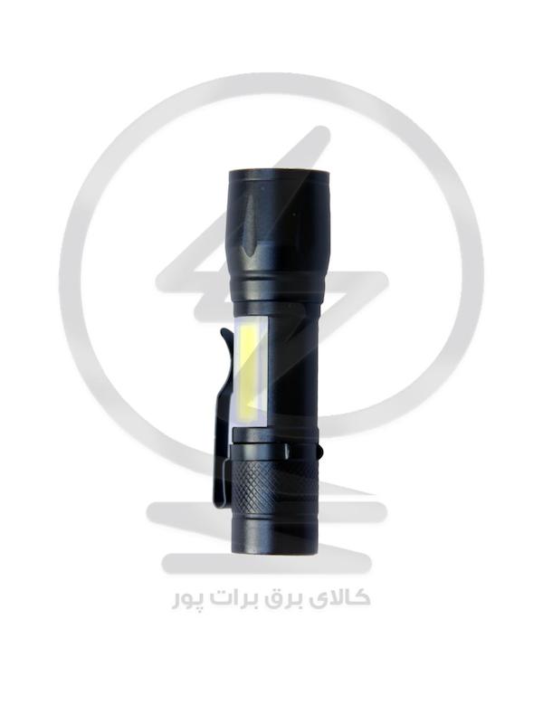 چراغ قوه دستی کوچک زوم‌دار شارژی USB