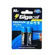باتری قلمی گیگاسل مدل Premium Alkaline پک دو تایی