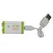باطری شارژی کتابی 9V-USB 