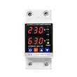 محافظ ولتاژ و جریان تک فاز  63 آمپر جیوجی JIUJI_JJVPD1_63F
