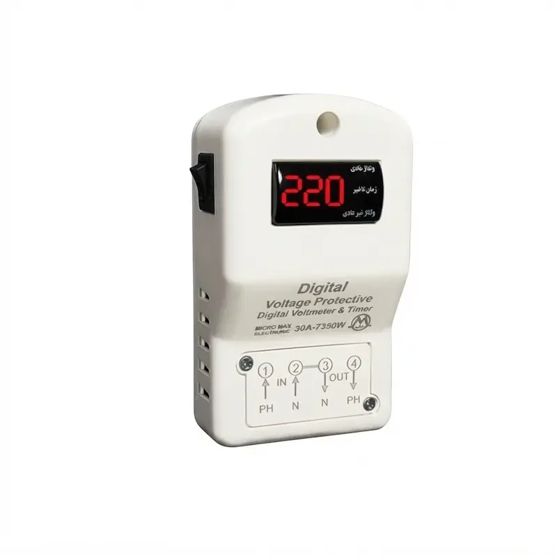 محافظ دیجیتال ترمینالی ۳۰ آمپر میکرومکس الکترونیک 1LD (30A)