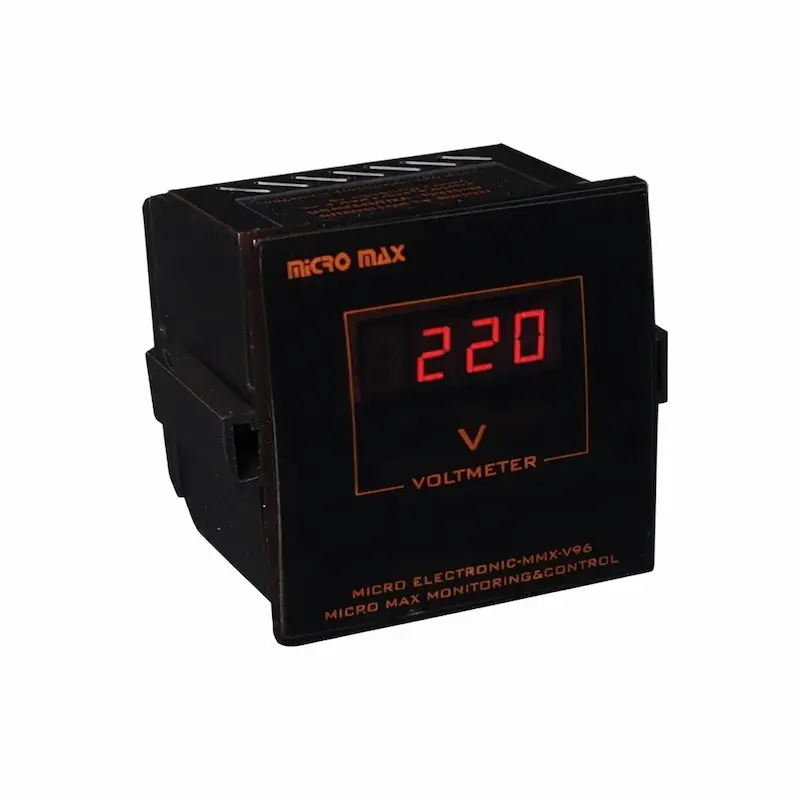 ولت متر دیجیتال ساده 96×48 میکرومکس الکترونیک MMX-V