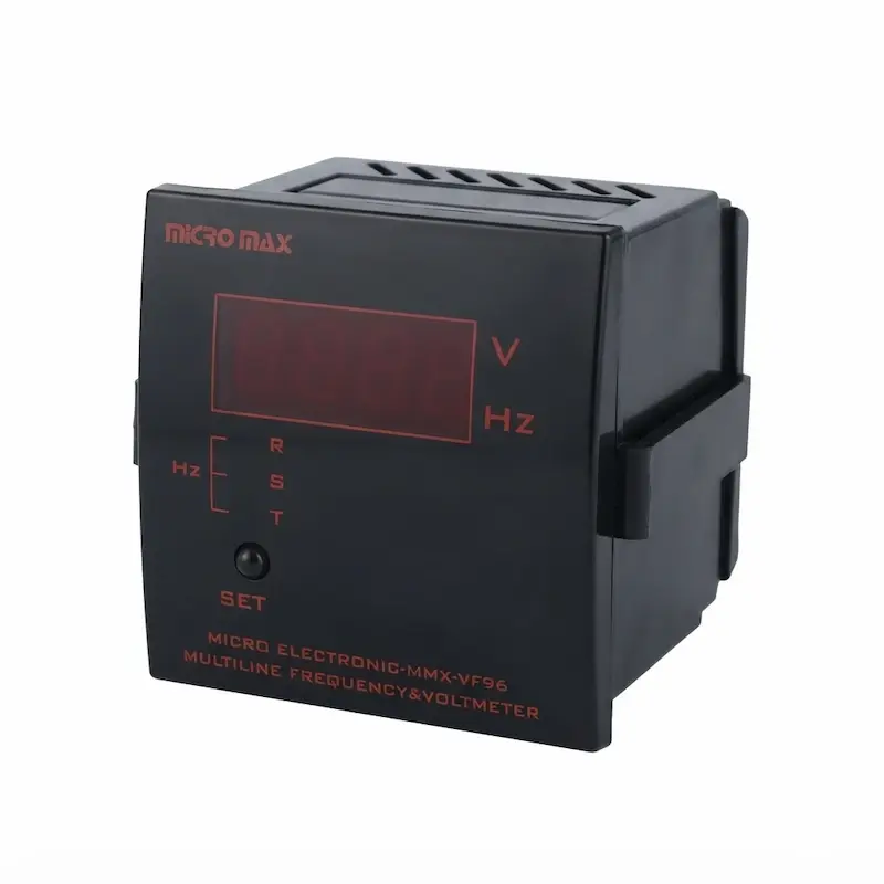 ولت متر دیجیتال سه فاز همراه با فرکانس متر میکرومکس الکترونیک MMX-VF 48×96