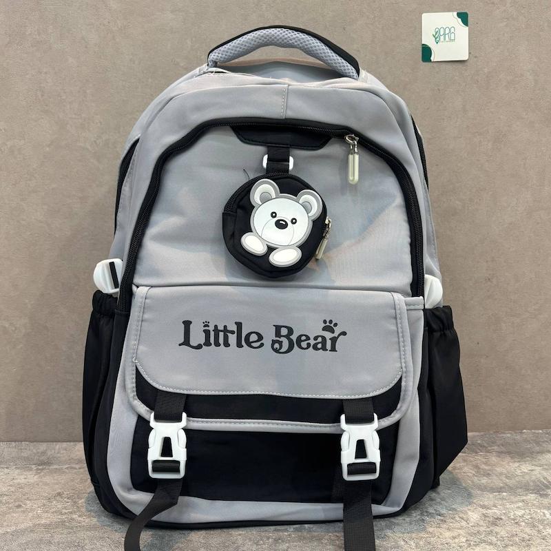 کیف کوله خرس طوسی _ little bear