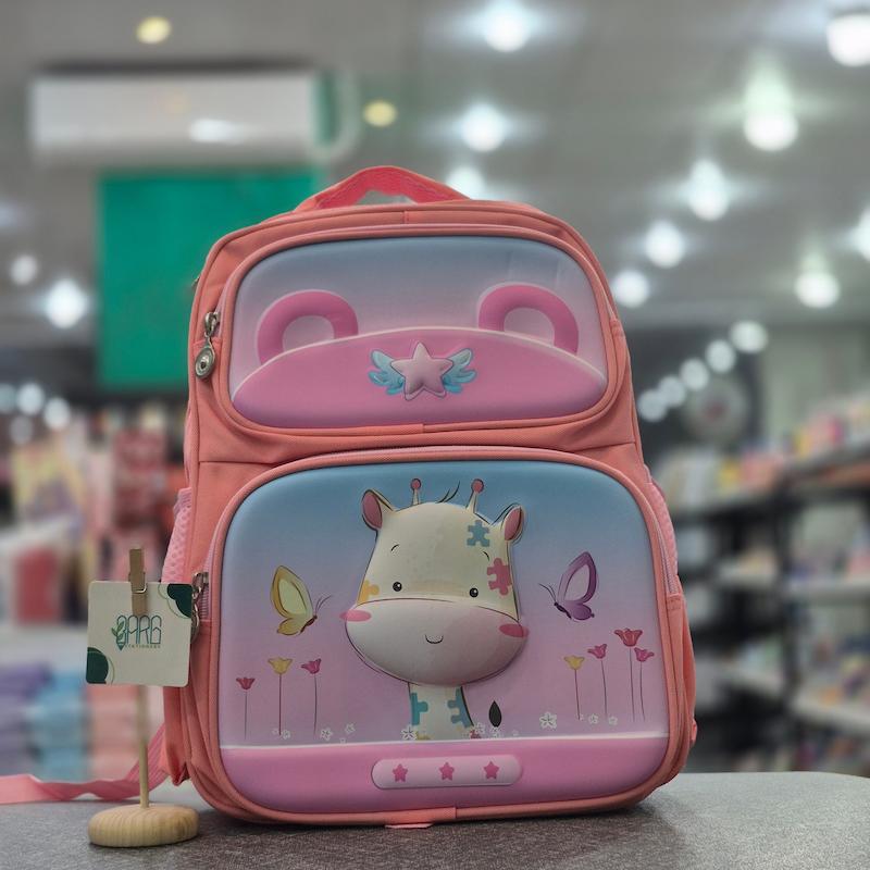 کوله مدرسه طرح زرافه 