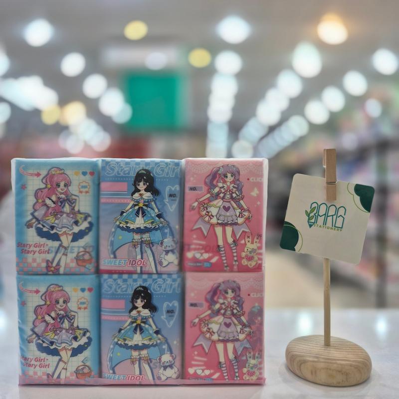 پک 12عددی دستمال کاغذی انیمه