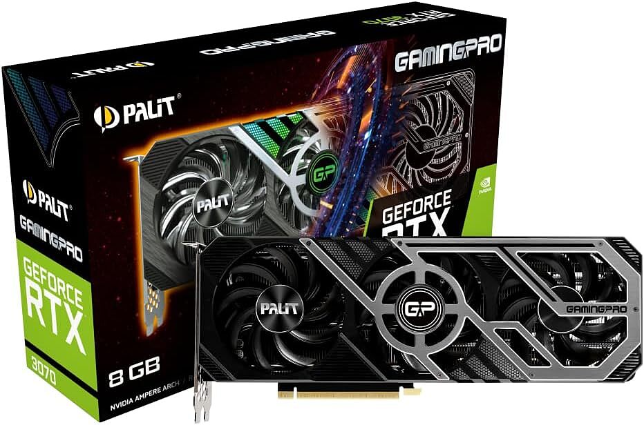 کارت گرافیک استوک پلیت مدل palit 3070 8gb gaming pro