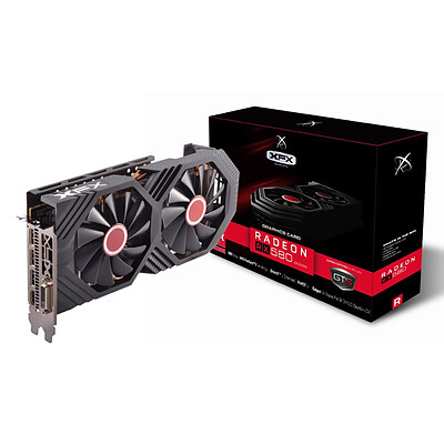 کارت گرافیک استوک ایکس اف ایکس XFX Radeon RX 580 به همراه کارتن ا XFX AMD Radeon RX 8GB