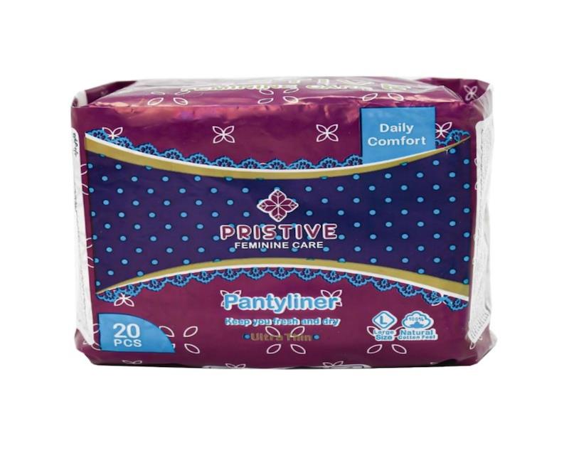 پد روزانه خیلی نازک سایز بزرگ پریستیو 20 عددی