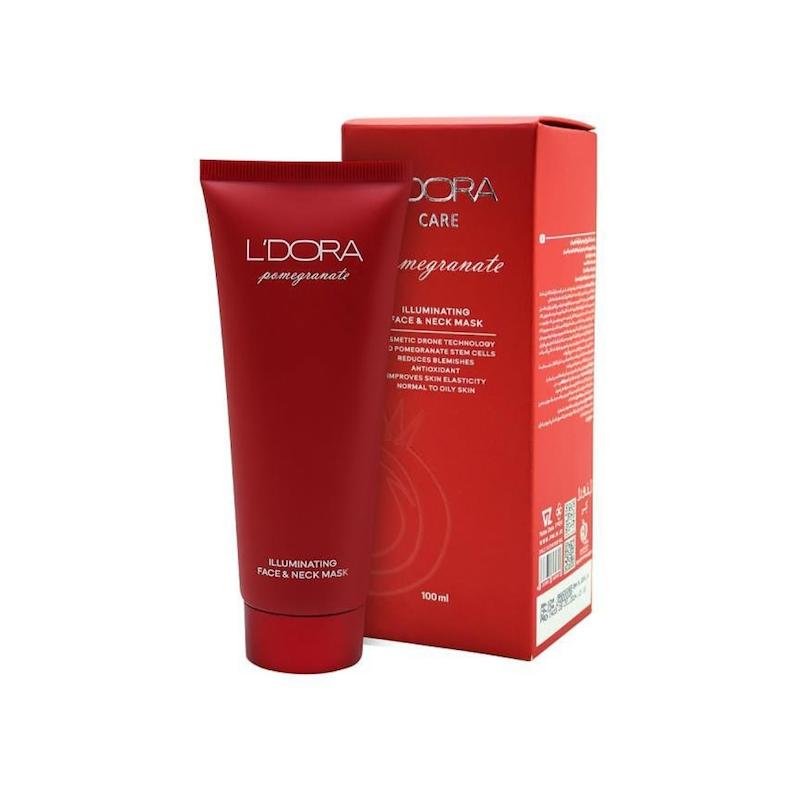 ماسک روشن کننده صورت و گردن انار 