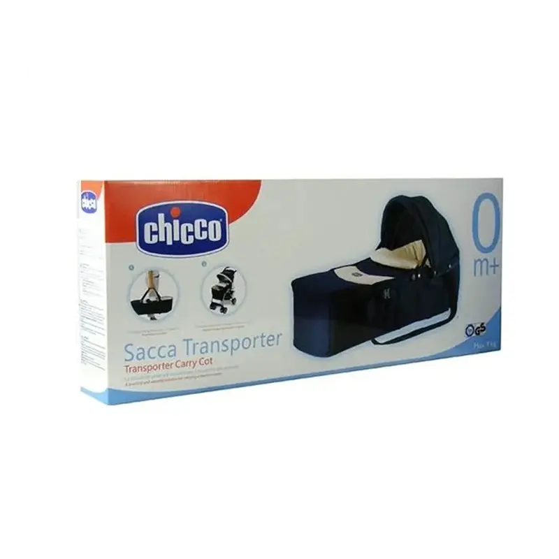  ساک حمل نوزاد مدل Sacca Transpoeter سرمه ای چیکو Chicco
