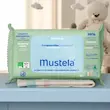 دستمال مرطوب 60عددی موستلا رایحه ملایم ضدحساسیت پایه آب mustela 