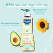 روغن‌حمام استلاتوپیا 500میل موستلا نرم‌کننده و شستشو سر و بدن Mustela