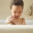 صابون 75گرم موستلا شامپو جامد سر و بدن ضد حساسیت mustela