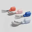  قاشق چنگال استیل دایناسور هی اور شی HE OR SHE