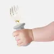 قاشق و چنگال ۲ عددی موم عسل سیلیکونی هی اور شی