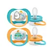 پستانک الترا ایر 6-18 ماه مدل پنگوین و لاکپشت کد SCF080/07 فیلیپس اونت Philips Avent