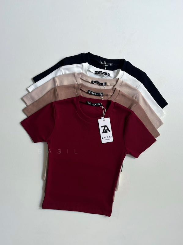 کراپ تیشرت بیسیک