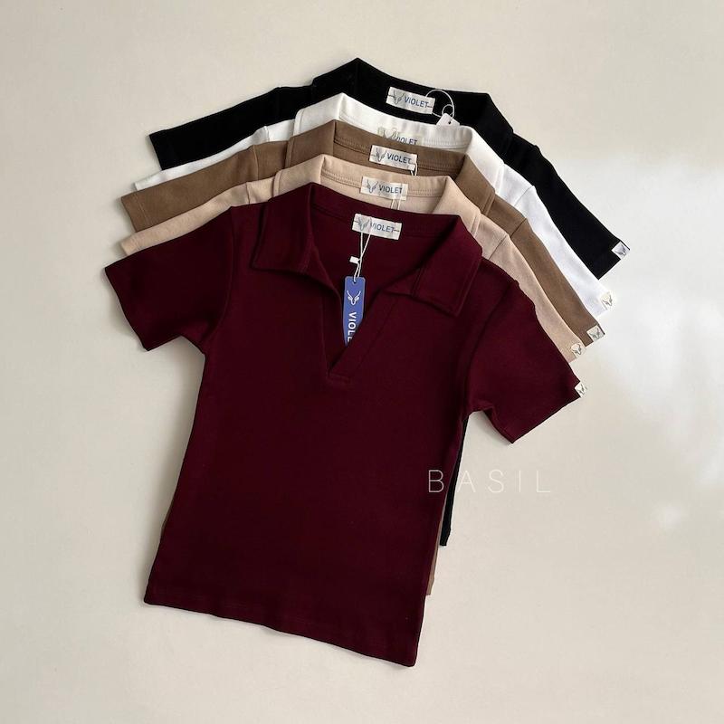 تیشرت یقه شکاری 