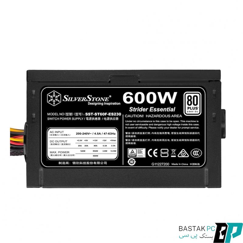 پاور SilverStone 600W ST60F-ES230 (استوک)