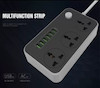 سه راهی برق با سیم + 6 پورت USB 