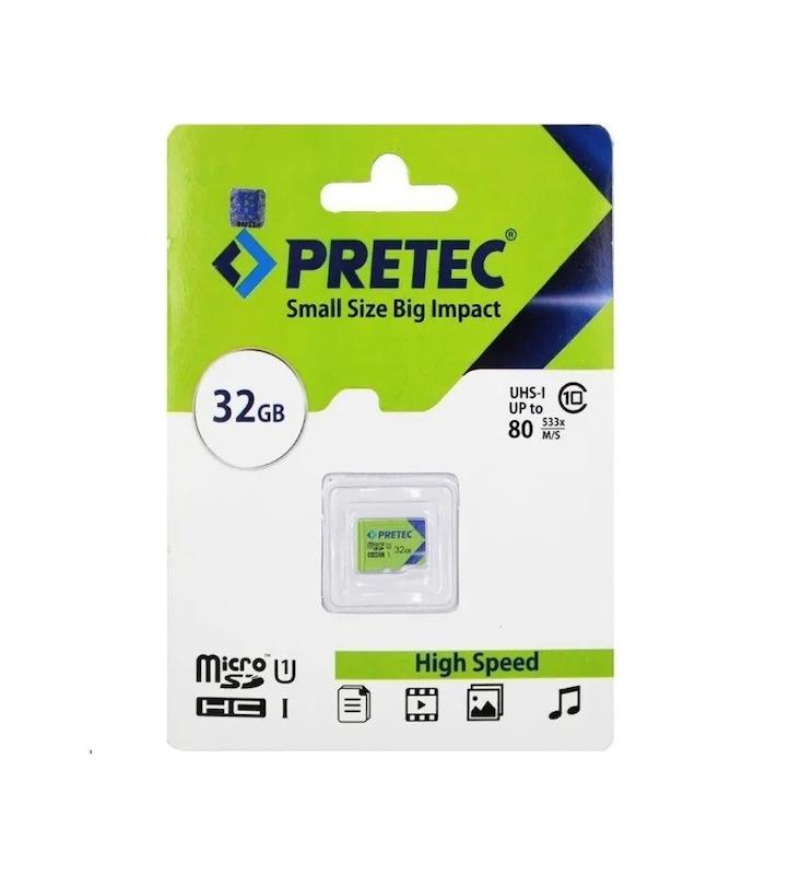 کارت حافظه پرتک (PRETEC) سرعت 100Mb/s ظرفیت 32GB