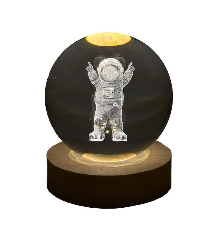 چراغ خواب طرح گوی سایز بزرگ -فضانورد