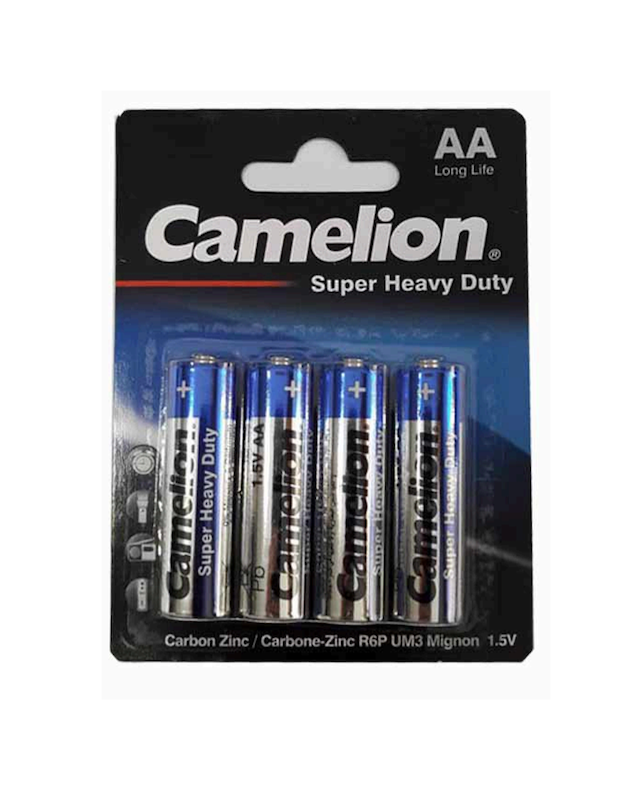 باتری قلمی Super Heavy Duty کملیون R6P-BP4B