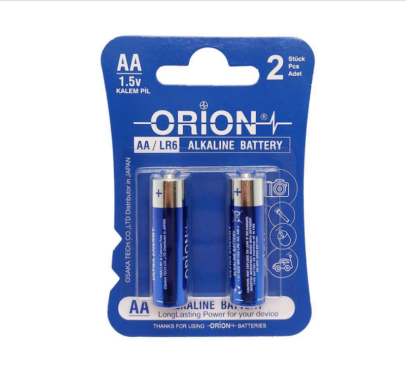 باتری قلمی آلکالاین اوریون Orion