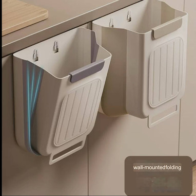 🧼 نظم در آشپزخانه با سطل زباله تاشو کابینتی | راه‌حل هوشمند برای فضاهای کوچک