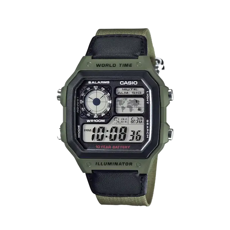ساعت مچی کاسیو جنرال AE-1200WHB-3B