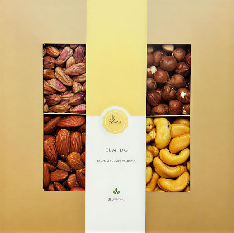 آجیل چهارمغز لوکس برند اِلمیدو